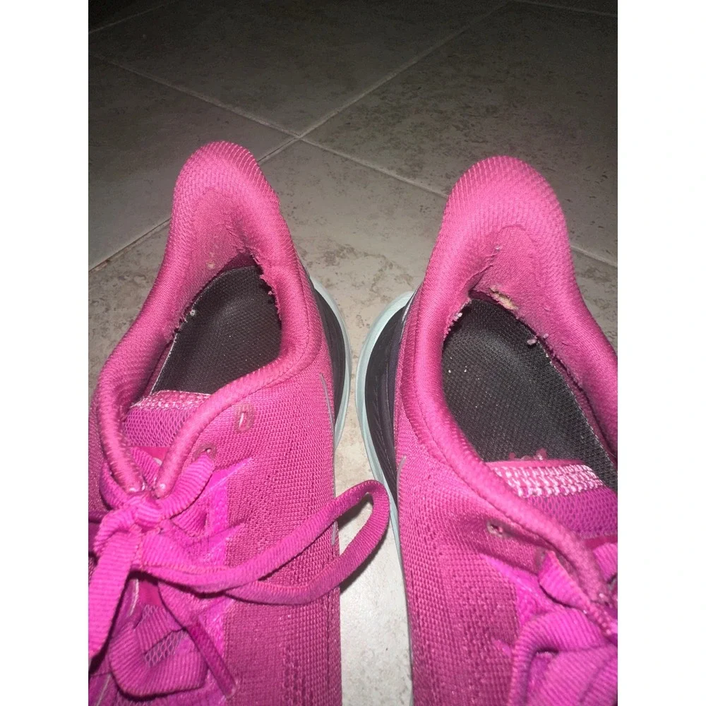 Hoka One One Mach 4 Womens Running Shoes Festival Fuchsia Pink Black PROFLY 9.5B